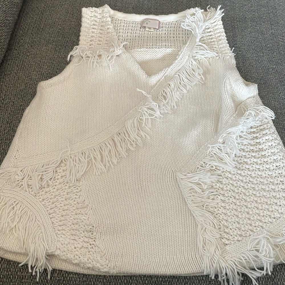 ANTHROPOLOGIE CROCHET TANK - size M